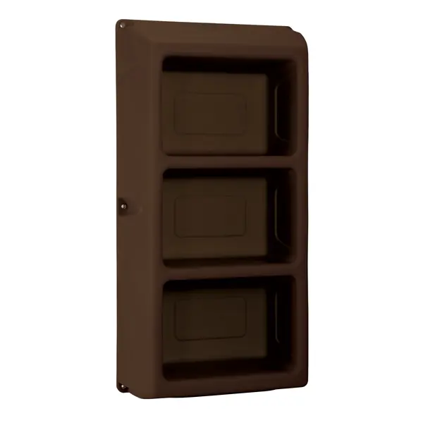 Norix ATN301 Attenda Wall-Mounted Three Shelf Storage Unit