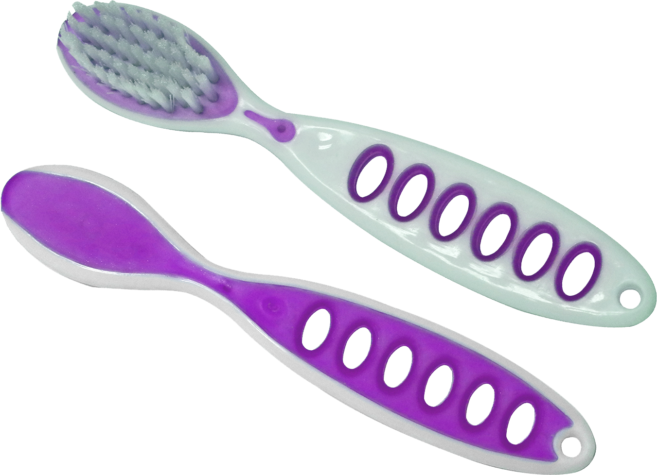 OraLine Secure Care 90047 Soft Nylon Security Toothbrush with Handle Holes