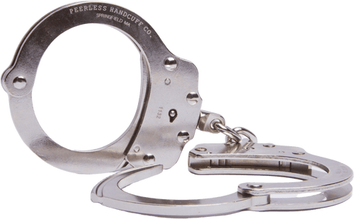 Peerless Model 700C / 701C Chain Link Handcuff - Nickel or Black Finish