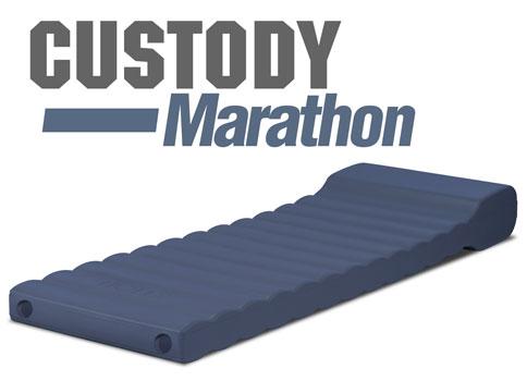 Norix MM4-2575 Comfort Shield Custody Marathon Seamless Mattress with Double Pillow