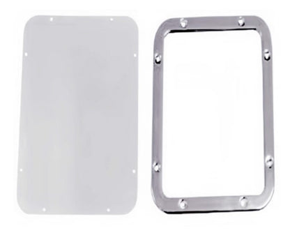 Stainless Steel Security Mirror, Large, 2 Piece