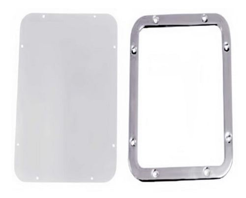 Stainless Steel Security Mirror, Large, 2 Piece