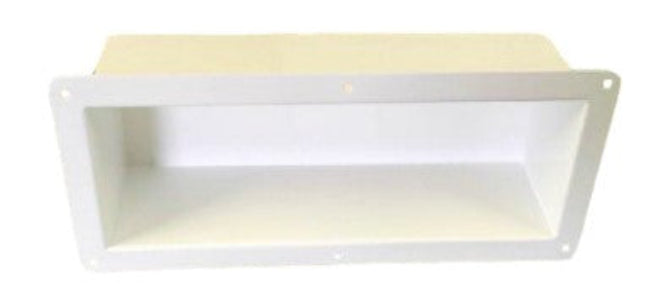 Stainless Steel Recessed Shelf, Front Mount