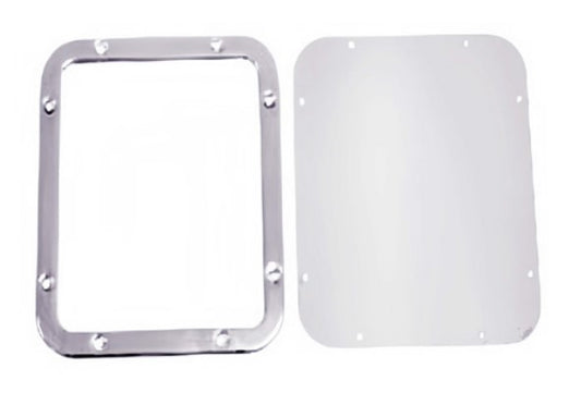 Stainless Steel Security Mirror, Small, 2 Piece