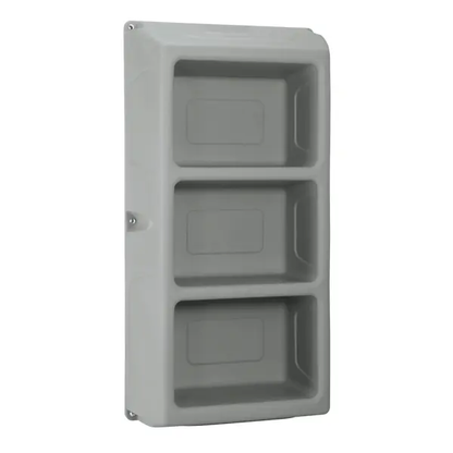 Norix ATN301 Attenda Wall-Mounted Three Shelf Storage Unit