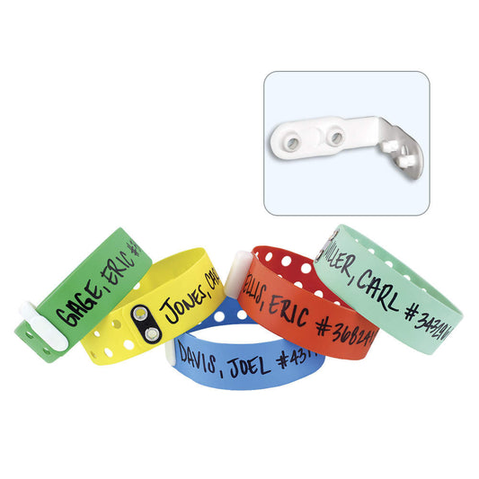 Clincher I Write-On Wristbands for Inmate Identification