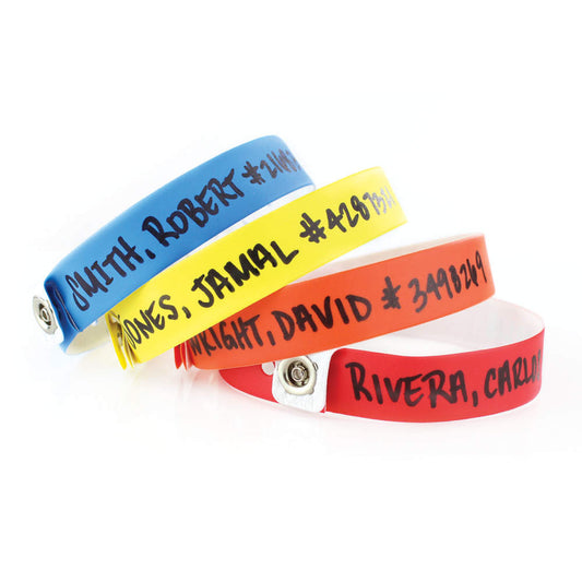 Clincher Jr. Write-On Identification Wristbands