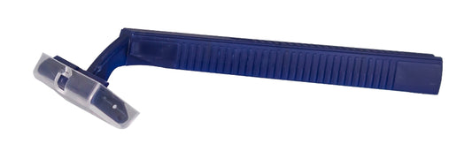 Dawn Mist DR05 Disposable Razors Twin-Blade Blue Handle with Clear Plastic Guard (Case)
