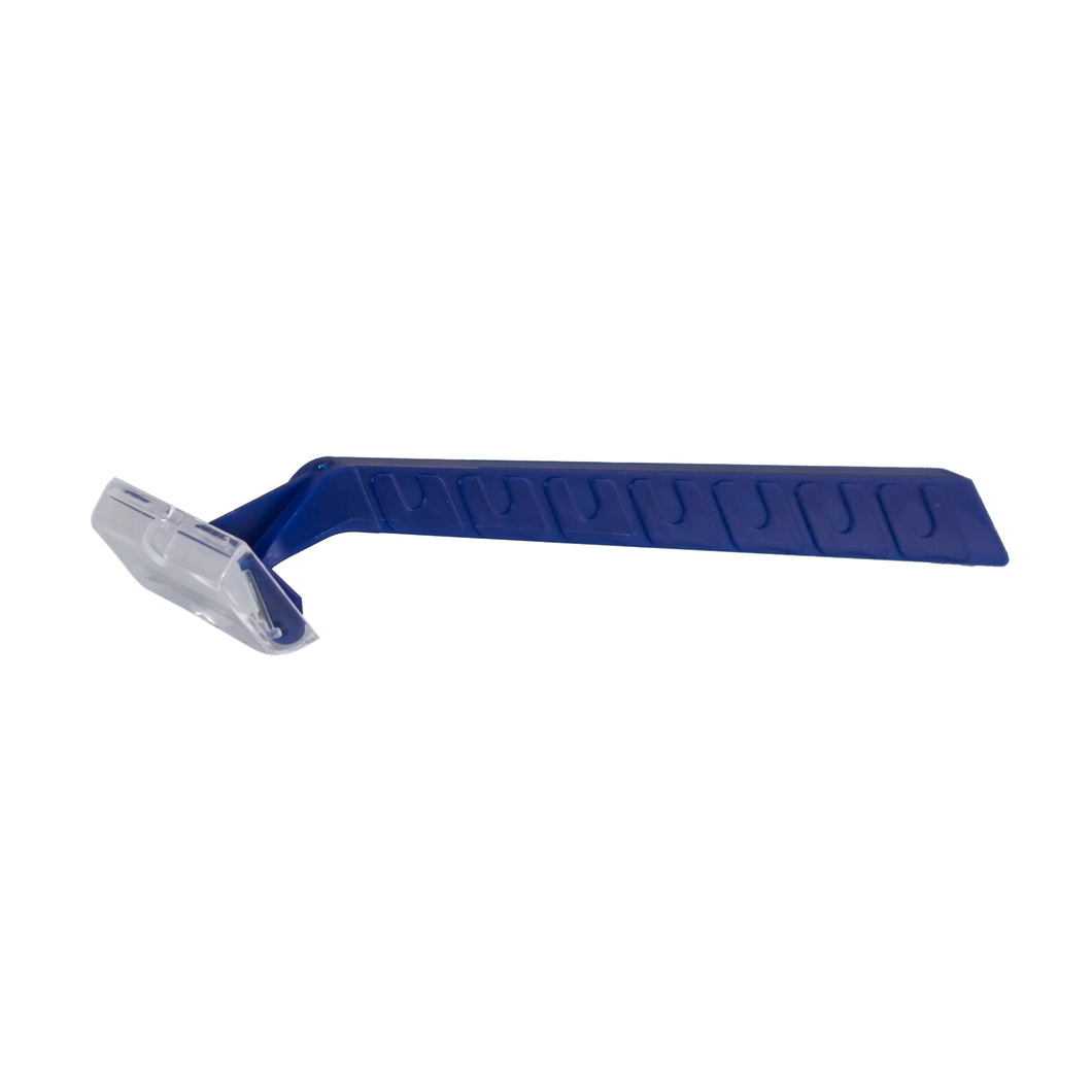 Dawn Mist DR06 Premium Disposable Razors Twin-Blade Dark Blue Handle with Clear Plastic Guard (Case)