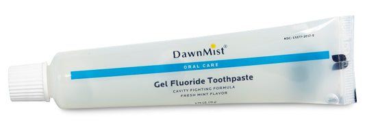 Dawn Mist GTP4685 Toothpaste 2.75 oz. Clear Gel Plastic Tube (Case)