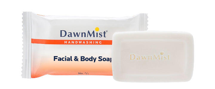Dawn Mist SP75-500 Bath and Body Bar Soap, Size #3-4, Individually Wrapped (Case)