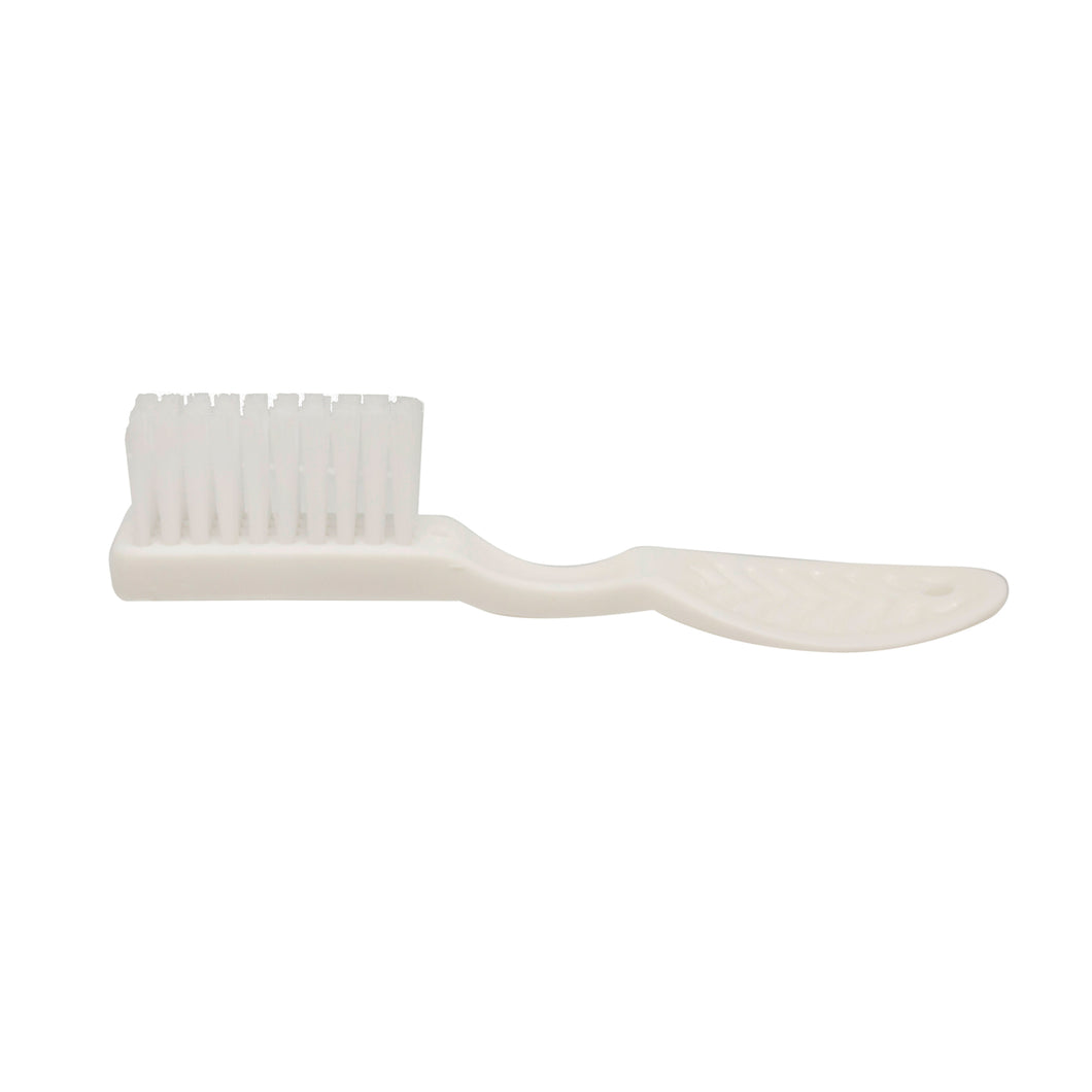 Dawn Mist TB5118 Security Toothbrush White Nylon Bristles Thumbprint Handle (Case)