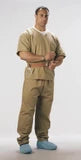 Humane Restraint MBT-480 Leather Transport Belt with D-Ring and Side Cuffs