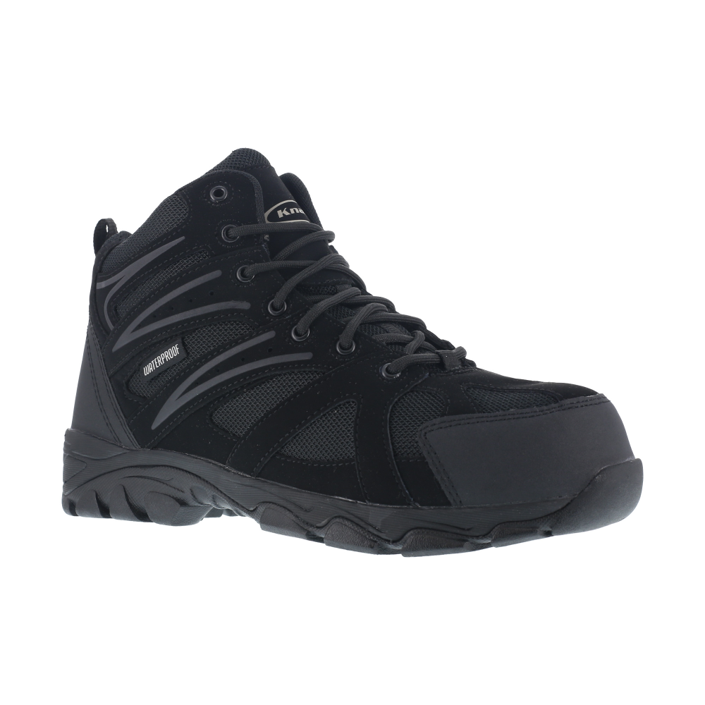 Load image into Gallery viewer, Reebok K5400 Men&#39;s Knapp Composite Toe Waterproof Trail Hiker Boots - Black
