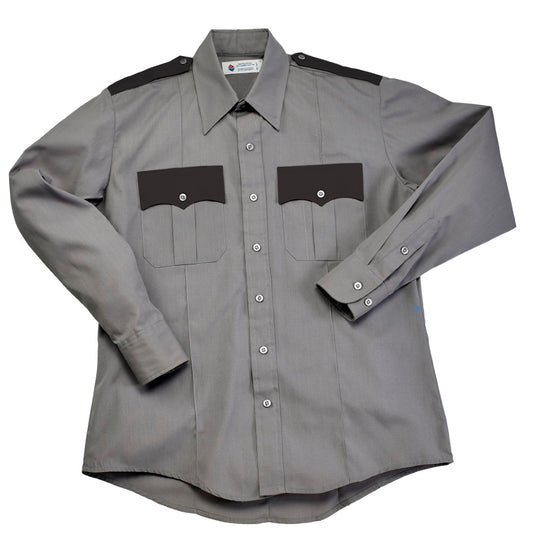 Liberty Uniform 746M Men's Long Sleeve Poplin Two-Tone Police Shirt