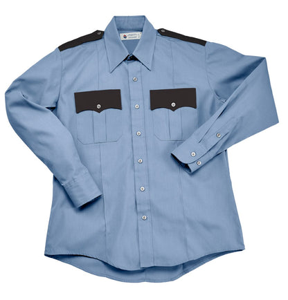 Liberty Uniform 746M Men's Long Sleeve Poplin Two-Tone Police Shirt