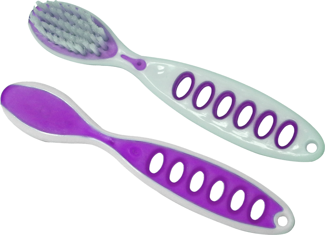 OraLine Secure Care 90047 Soft Nylon Security Toothbrush w/ Handle Holes (case)
