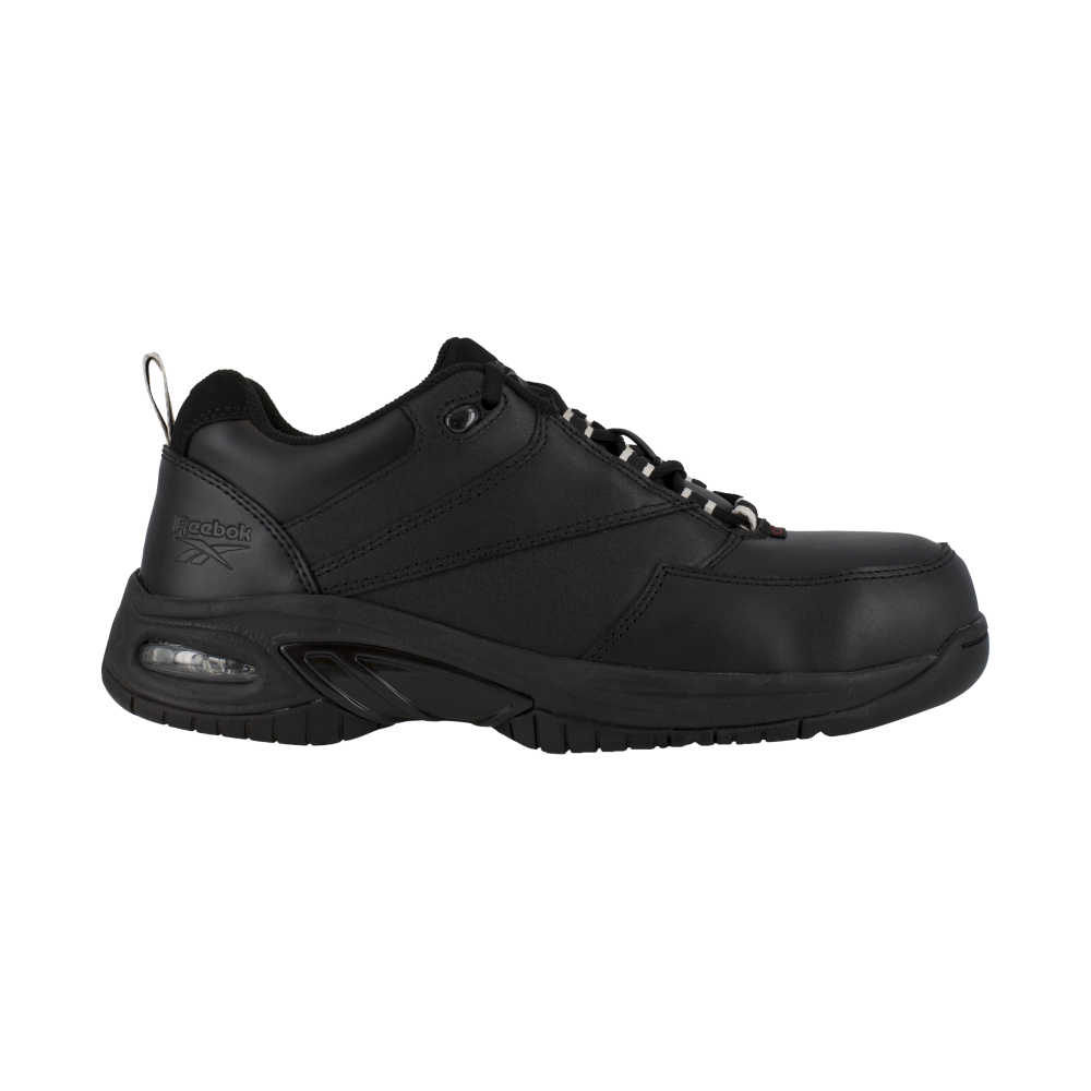 Load image into Gallery viewer, Reebok RB417 Women&#39;s Tyak Athletic Composite Toe Work Shoes - Black
