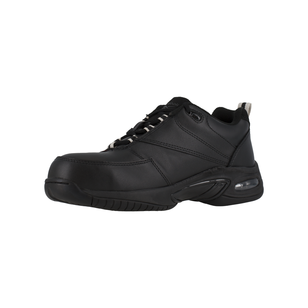 Load image into Gallery viewer, Reebok RB417 Women&#39;s Tyak Athletic Composite Toe Work Shoes - Black
