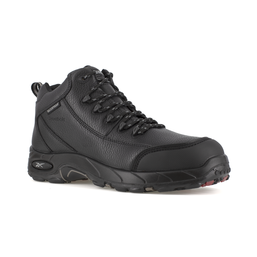 Load image into Gallery viewer, Reebok RB4555 Men&#39;s Tiahawk Composite Toe Work Boots - Black
