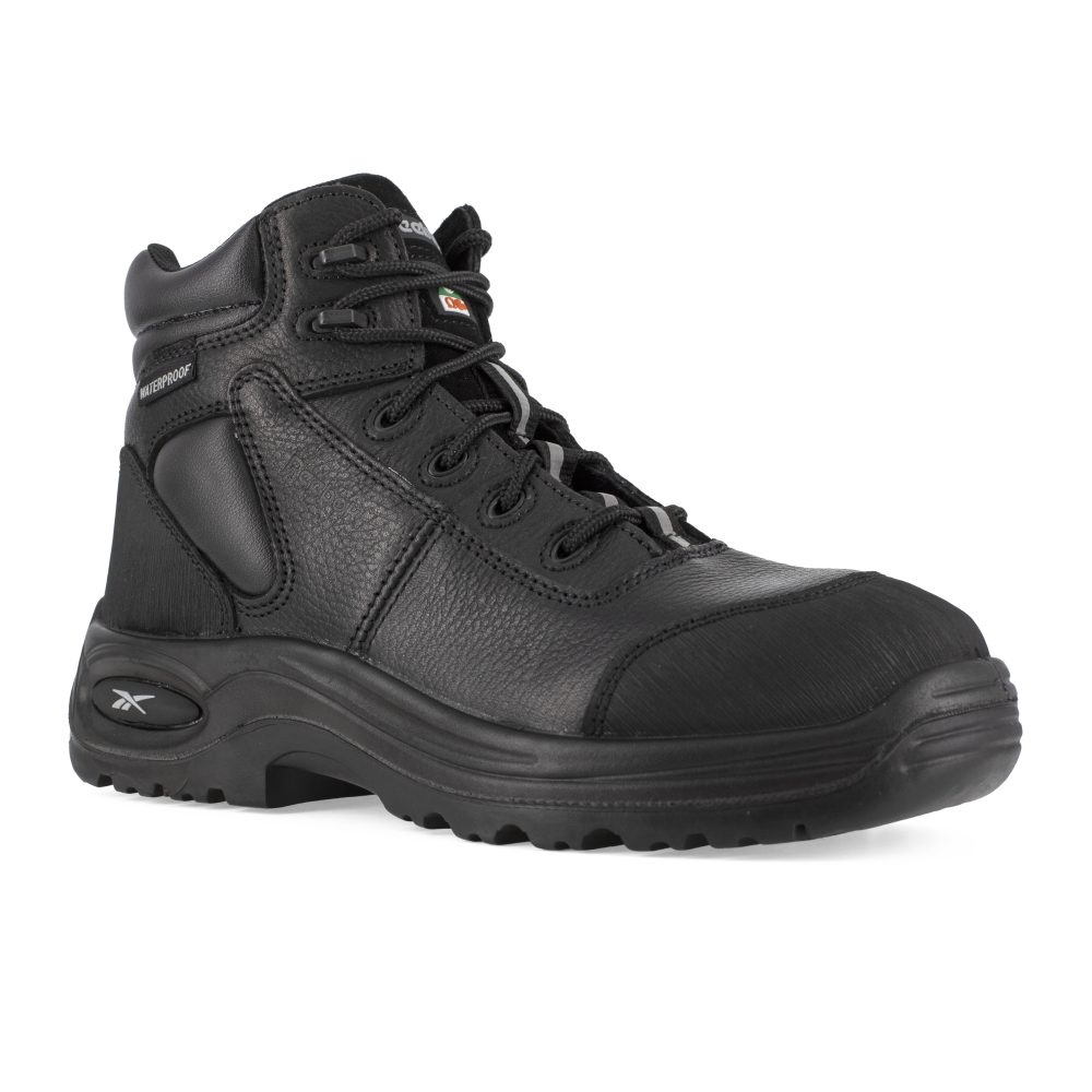 Load image into Gallery viewer, Reebok RB6765 Men&#39;s Trainex Composite Toe Work Boots - Black
