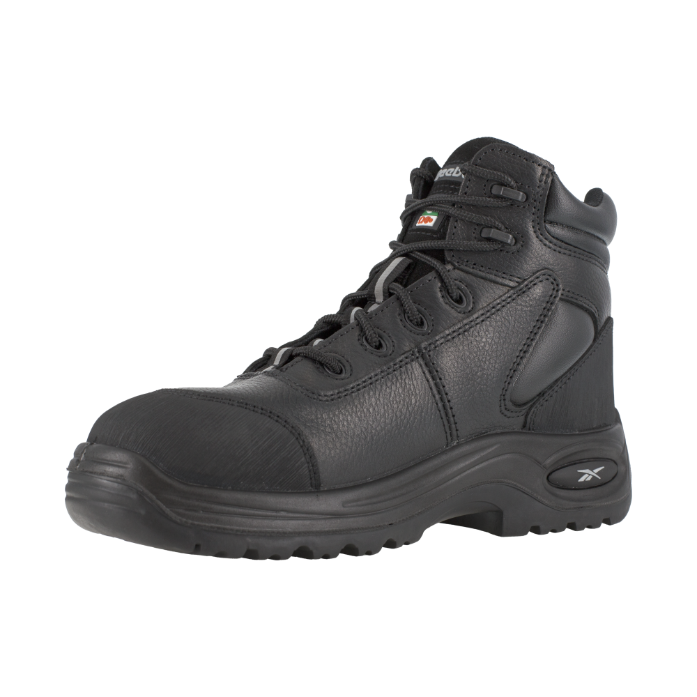 Load image into Gallery viewer, Reebok RB6765 Men&#39;s Trainex Composite Toe Work Boots - Black
