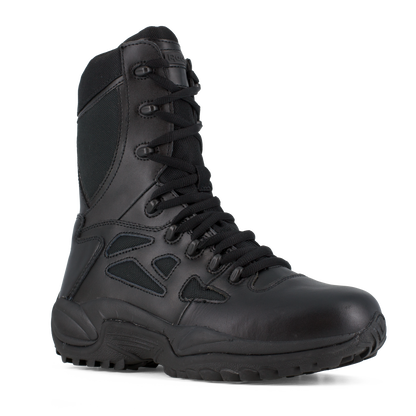 Reebok RB8875 Men's Rapid Response Tactical Boots - Side Zip - Black
