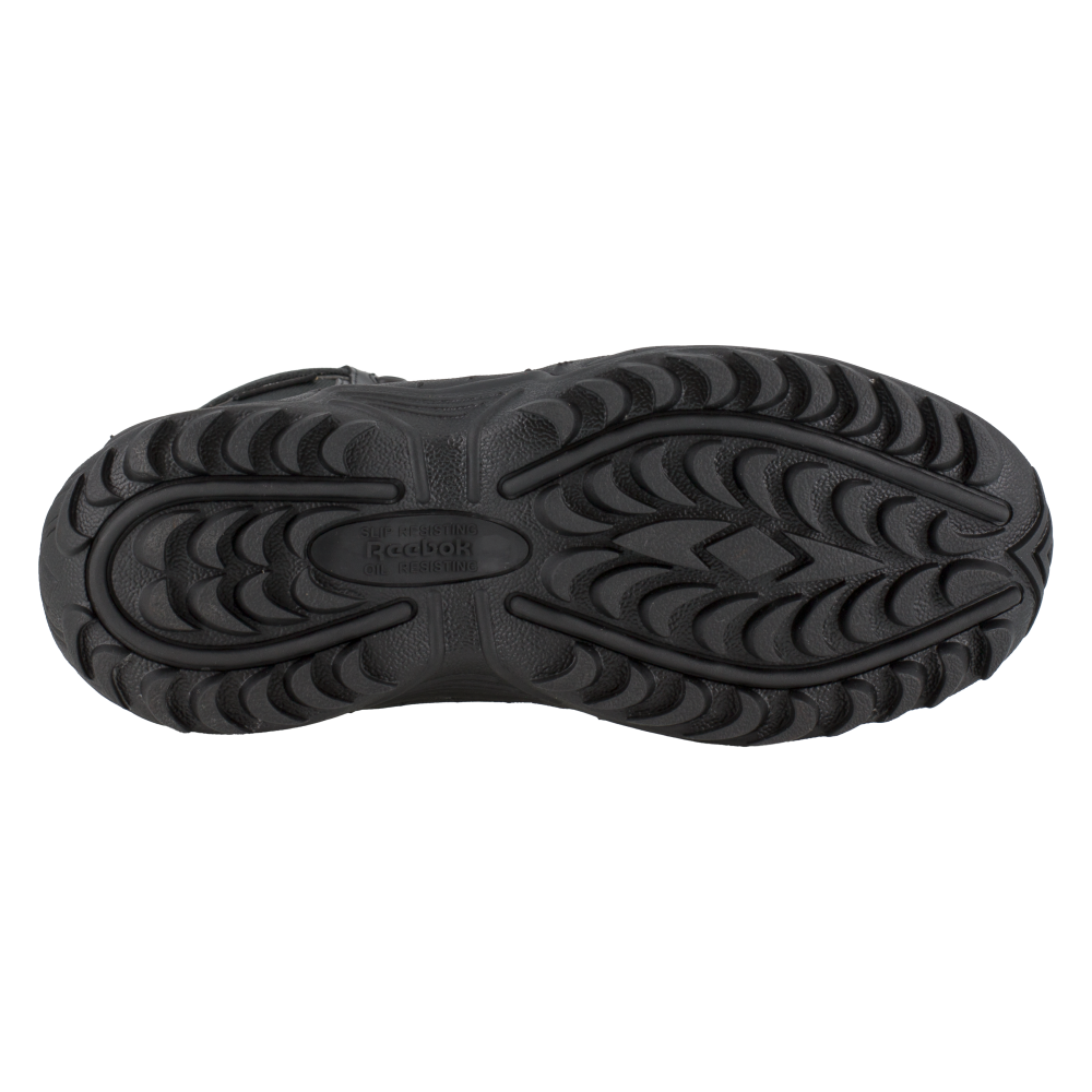 Reebok RB8877 Men's Rapid Response Waterproof Tactical Boots - Side Zip - Black