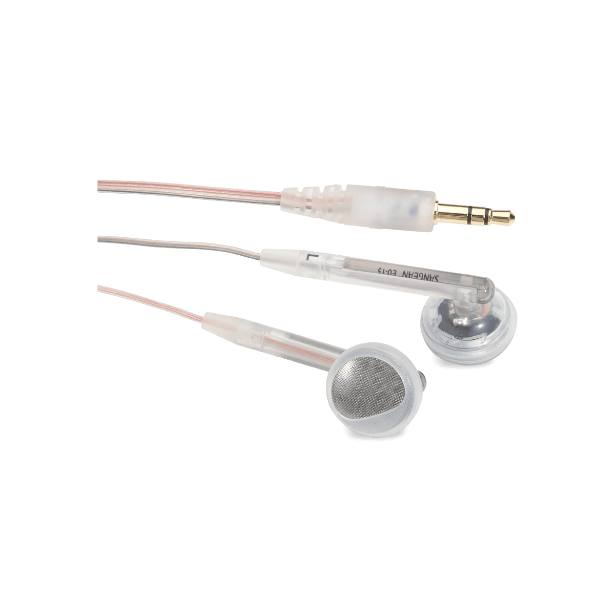 Sangean EU-15CL Stereo Earphones - Clear