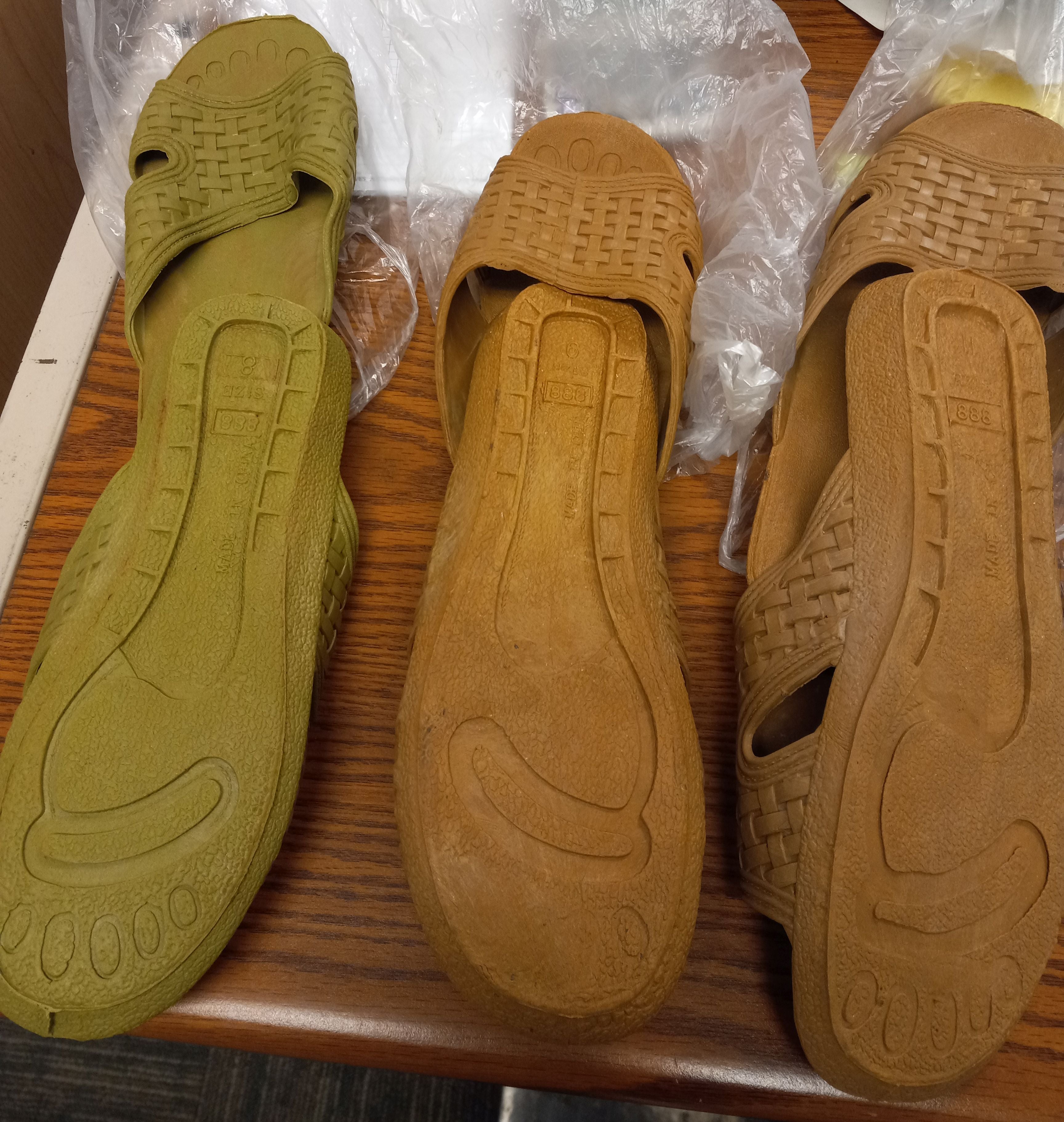 Pvc Inmate Shoes PVC Basket-Weave Shower Sandals | American Detention Supplies ...