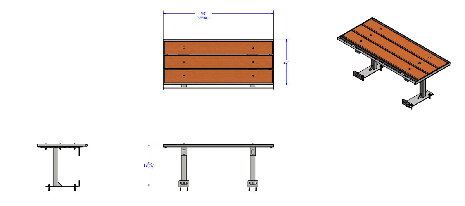 Load image into Gallery viewer, Prisoner Bench without Backrest
