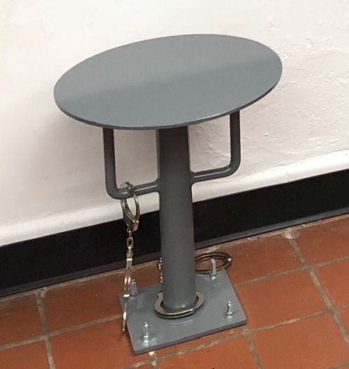 Prisoner Bench Steel Stool