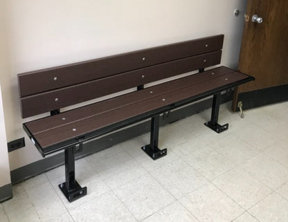 Prisoner Bench with Backrest
