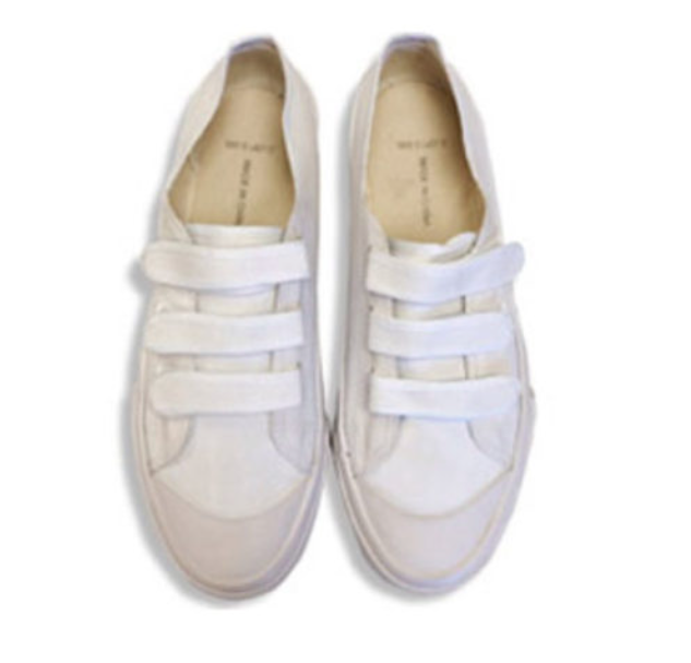 Load image into Gallery viewer, Low-Top Canvas Triple Velcro Basketball Sneakers
