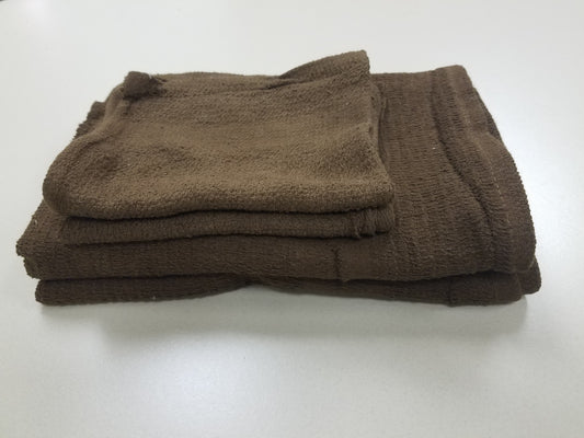 Cotton Bath Towels, Brown or Orange