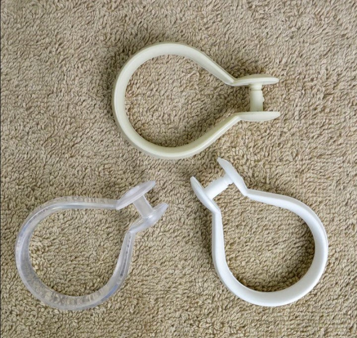 Load image into Gallery viewer, Plastic Shower Curtain Hooks
