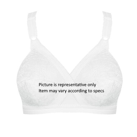 Women's White Cross-Your-Heart Style Bra  ADS - Anchortex –  AmericanDetentionSupplies