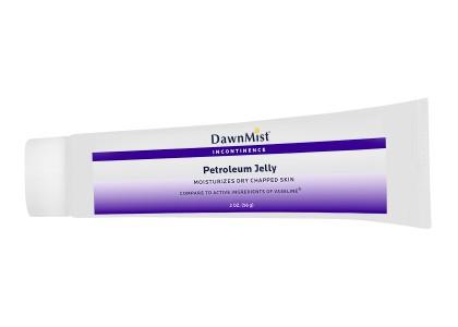 Dawn Mist PJ4326 Petroleum Jelly 2 oz. Clear Translucent Tube (Case)