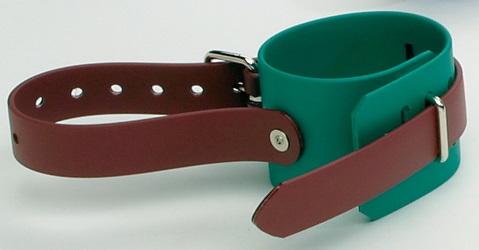 Humane Restraint 601-POLY Non-Locking Restraint Cuffs with Control Strap - Polyurethane