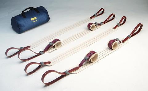 Humane Restraint #2 Locking Bed Restraint Kit - Leather