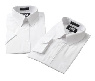 Load image into Gallery viewer, Liberty Uniform 780M Men&#39;s Long Sleeve Polycotton White Dress Shirt
