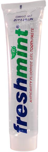 FreshMint CG64 6.4 oz. Clear Gel Toothpaste (Case)