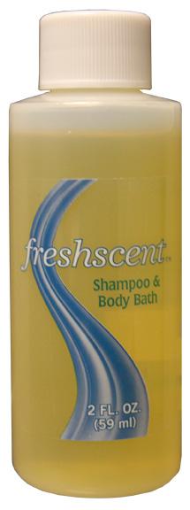 FreshScent FS2 2-in-1 Shampoo and Body Bath - 2 oz. bottle (Case)
