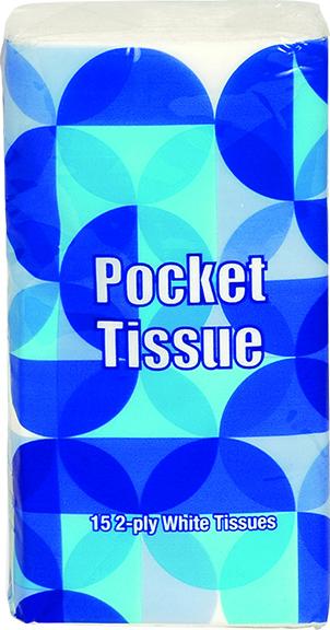 TIS15 Pocket Pack Tissues (Case)