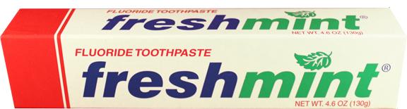 FreshMint TP46 4.6 oz. Fluoride Toothpaste - Boxed (Case)