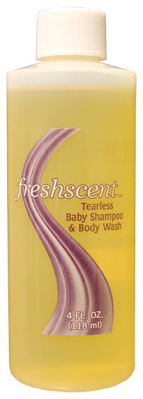 FreshScent TS4 4 oz.Tearless Baby Shampoo (Case)