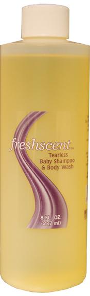 FreshScent TS8 8 oz. Tearless Baby Shampoo (Case)