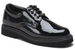 Rhino 40C00 Men's Synthetic Patent Leather Comfort Oxford Shoes - Black