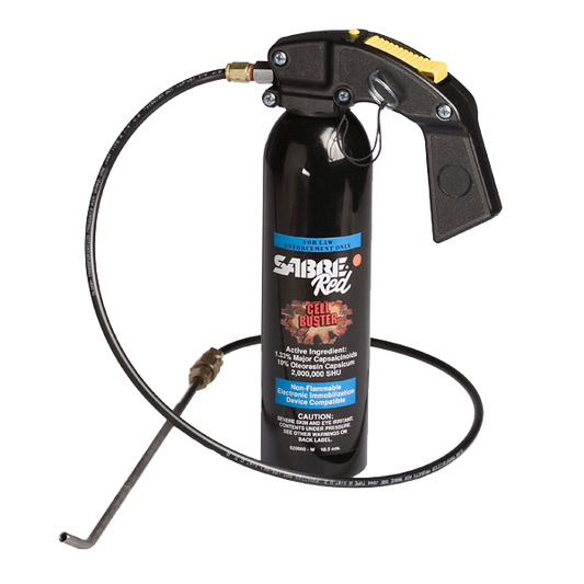 SABRE Red 1.33% MC 18.5 oz Fog (MK-9) Cell Buster with Hose & Wand Attachment
