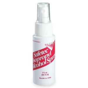 Safetec 53002 First Aid Isopropyl Alcohol Spray 2 oz Bottles (Case)